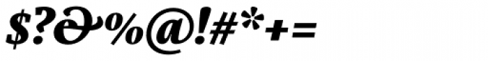 Marat Black Italic Font OTHER CHARS