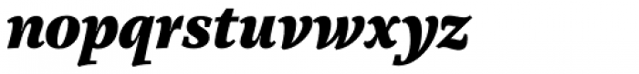 Marat Black Italic Font LOWERCASE