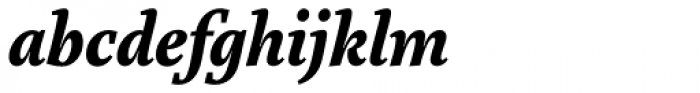 Marat Bold Italic Font LOWERCASE