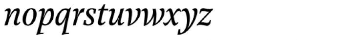 Marat Italic Font LOWERCASE