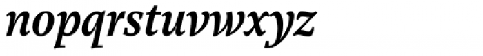 Marat Medium Italic Font LOWERCASE