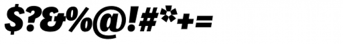 Marat Sans Black Italic Font OTHER CHARS