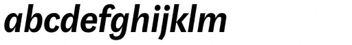Marat Sans DemiBold Italic Font LOWERCASE
