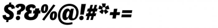 Marat Sans ExtraBold Italic Font OTHER CHARS