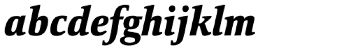 Marbach Black Italic Font LOWERCASE