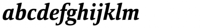 Marbach Extra Bold Italic Font LOWERCASE