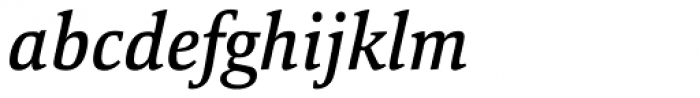 Marbach Medium Italic Font LOWERCASE