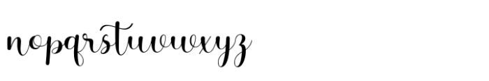 Marbella Script Font LOWERCASE