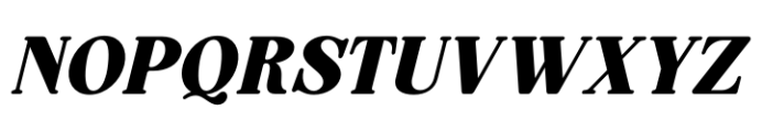 Marble Capital Italic Font UPPERCASE