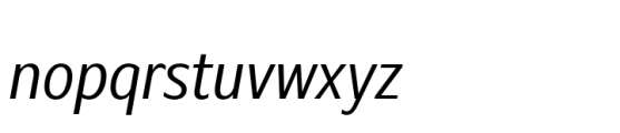 Marble Std Display Regular Italic Font LOWERCASE