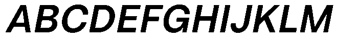 Marblis Bold Italic Font UPPERCASE