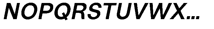Marblis Bold Italic Font UPPERCASE