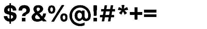 Marblis Extrabold Font OTHER CHARS