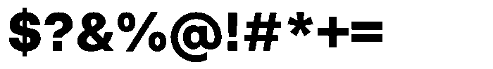 Marblis Heavy Font OTHER CHARS