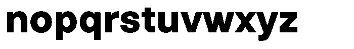 Marblis Heavy Font LOWERCASE