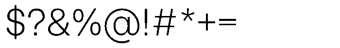 Marblis Light Font OTHER CHARS