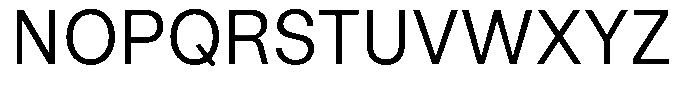 Marblis Regular Font UPPERCASE
