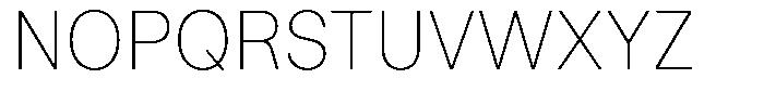 Marblis Thin Font UPPERCASE
