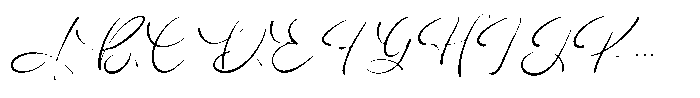Marc & Amorist Script Font UPPERCASE