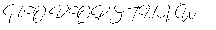 Marc & Amorist Script Font UPPERCASE