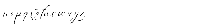 Marc & Amorist Script Font LOWERCASE