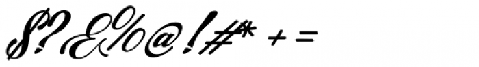 Marceline Regular Font OTHER CHARS