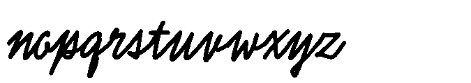 March Culture Script Font LOWERCASE