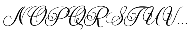 Marchanda Script Slant Font UPPERCASE