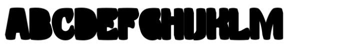 Marchbuna Retro Extrude Font UPPERCASE
