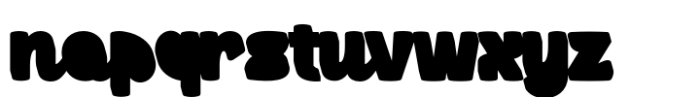 Marchbuna Retro Extrude Font LOWERCASE