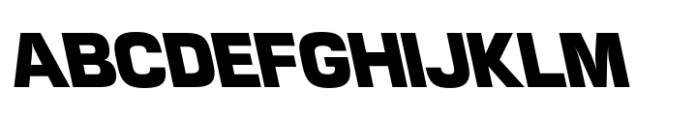 Marche Super Backslant Font UPPERCASE