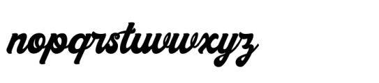 Marchello Regular Font LOWERCASE