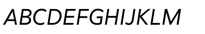 Marcher Book Italic Font UPPERCASE
