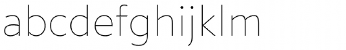 Marcher Thin Font LOWERCASE