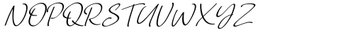 Marchey Signature Brush Font UPPERCASE