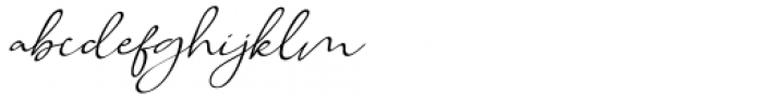 Marchey Signature Brush Font LOWERCASE