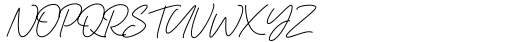 Marchey Signature Light Font UPPERCASE