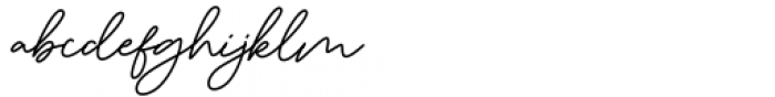 Marchey Signature Medium Font LOWERCASE
