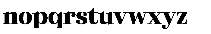 Marchise Black Font LOWERCASE
