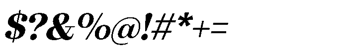 Marchise Bold Italic Font OTHER CHARS