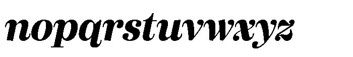Marchise Extra Bold Italic Font LOWERCASE