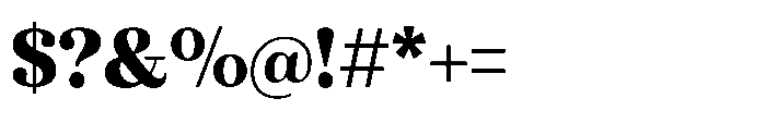 Marchise Extra Bold Font OTHER CHARS
