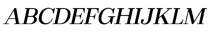 Marchise Medium Italic Font UPPERCASE
