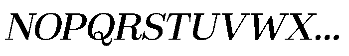 Marchise Medium Italic Font UPPERCASE