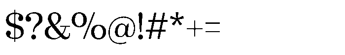 Marchise Regular Font OTHER CHARS