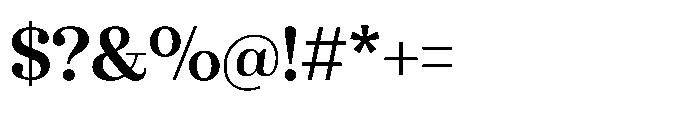 Marchise Semi Bold Font OTHER CHARS