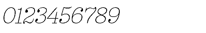 Marchise Thin Italic Font OTHER CHARS