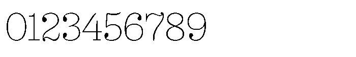 Marchise Thin Font OTHER CHARS