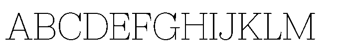 Marchise Thin Font UPPERCASE