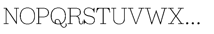 Marchise Thin Font UPPERCASE
